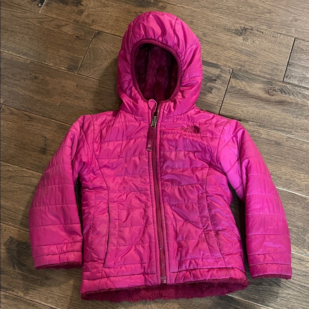The North Face Vibrant Pink Kids Puffer Jacket